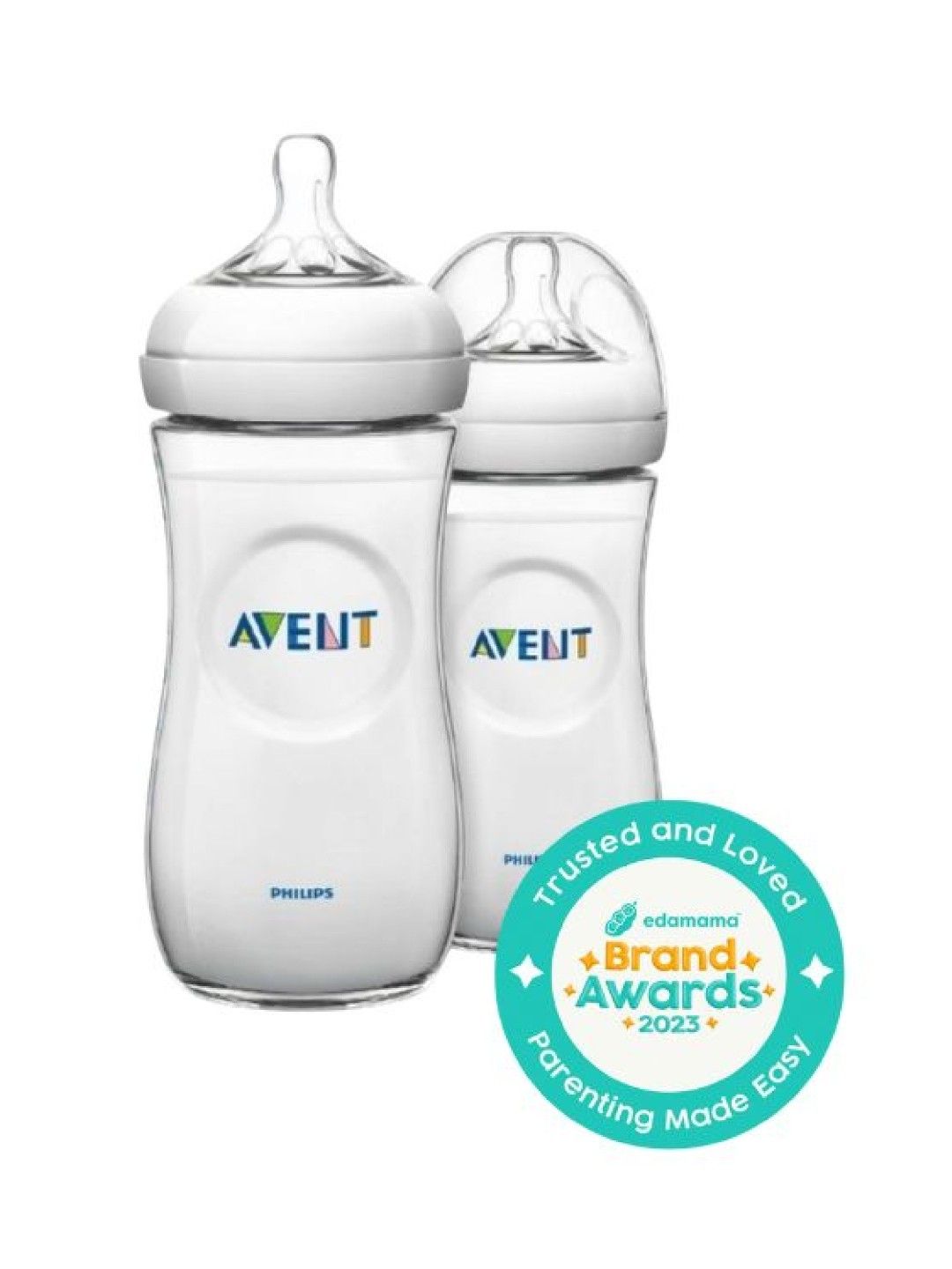 Avent Natural Baby Bottle 2-Pack (11oz) (Natural- Image 2)