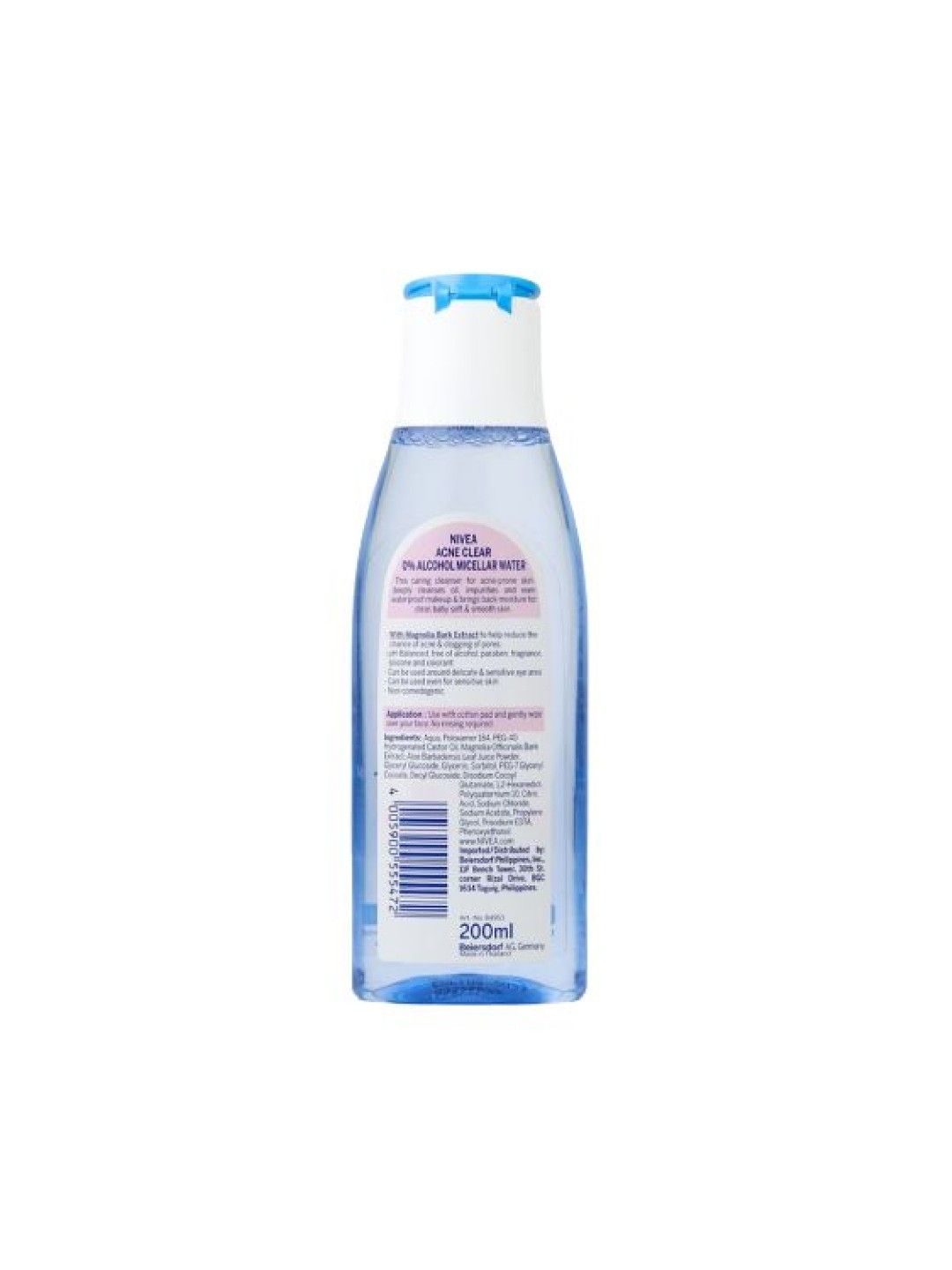 NIVEA Face Cleanser MicellAIR Acne Clear Micellar Water 200ml (No Color- Image 2)