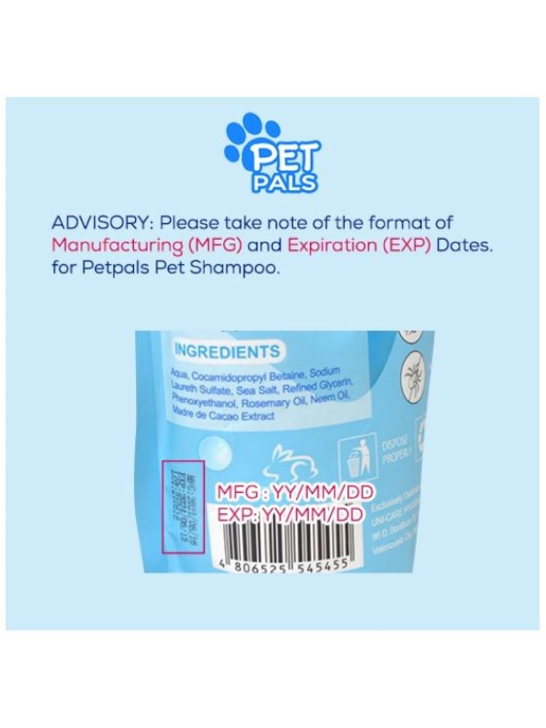 Petpals Madre de Cacao Pet Shampoo 500ml (1-Pack) (No Color- Image 2)