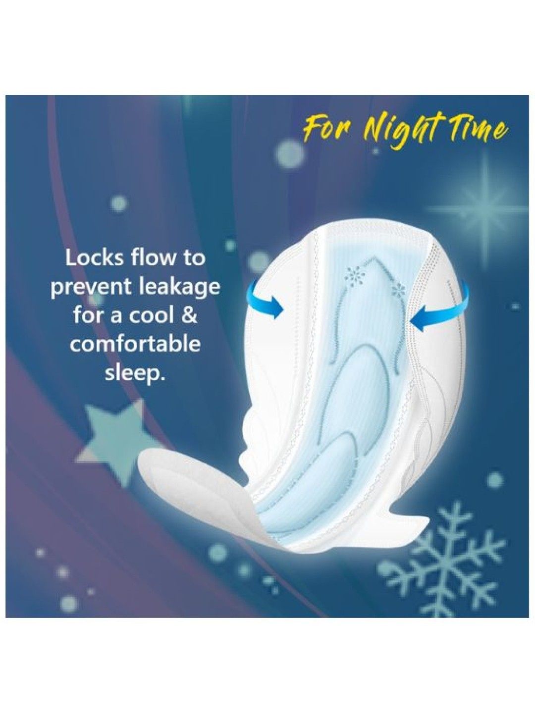 Sofy Cooling Fresh Night Slim Wing 42cm Sanitary Napkins (6's) (No Color- Image 2)