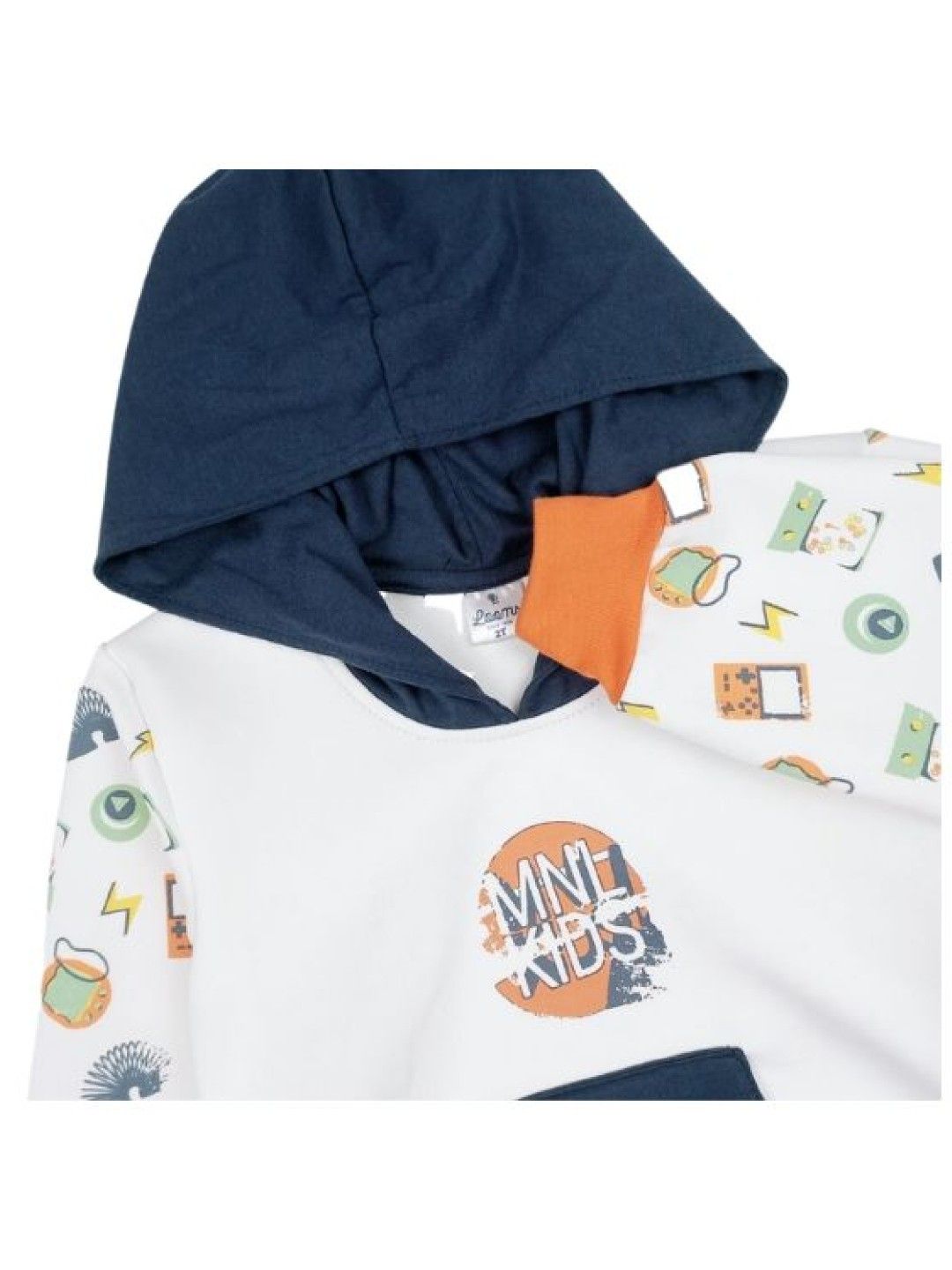 Looms Toddler Boys Jacket with Hood - Laro Collection (No Color- Image 2)