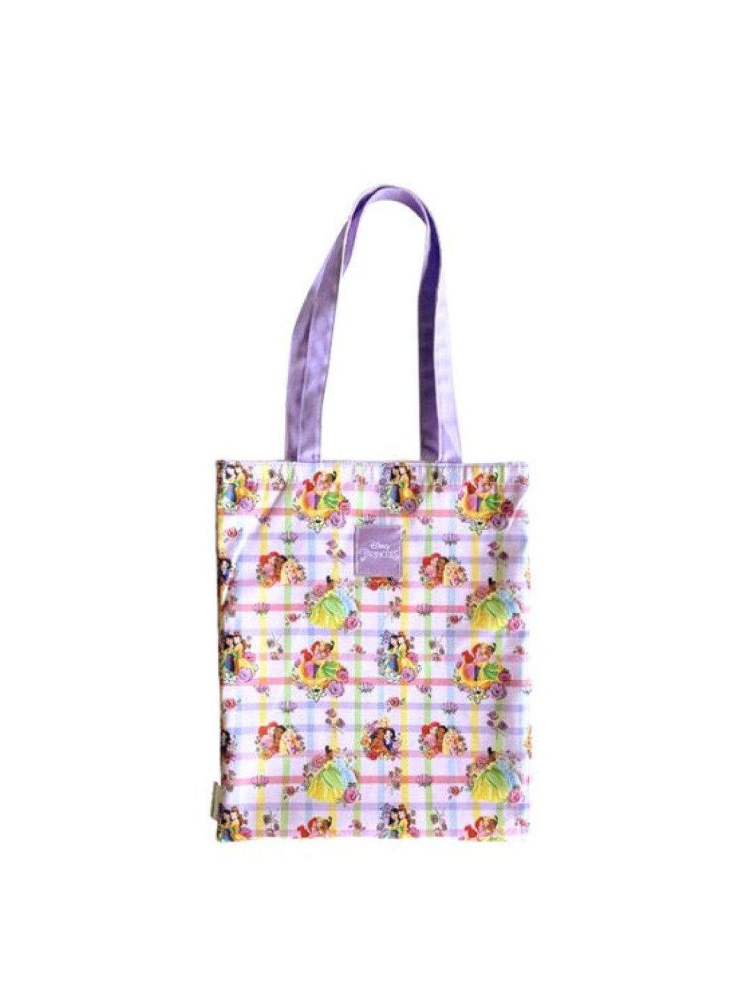 Zippies Lab Disney Princess Floral Plaid Reverso Tote (No Color- Image 2)