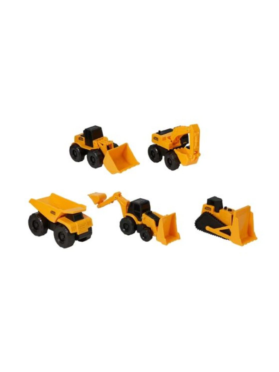 Anko 5 Pack Construction Vehicles Set (Yellow- Image 2)