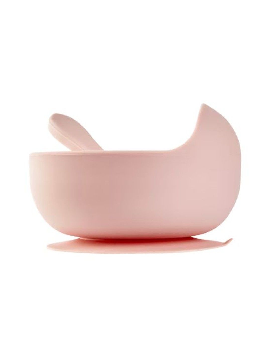 Anko Silicone Suction Lip Bowl and Spoon (Pink- Image 2)