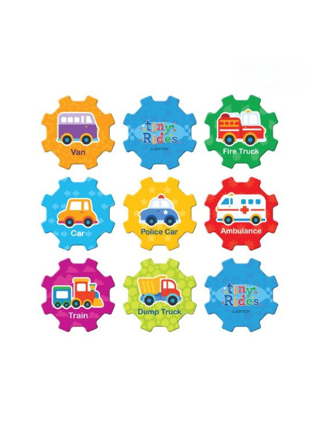 Joytoy Tiny Rides Memory Game (No Color- Image 2)