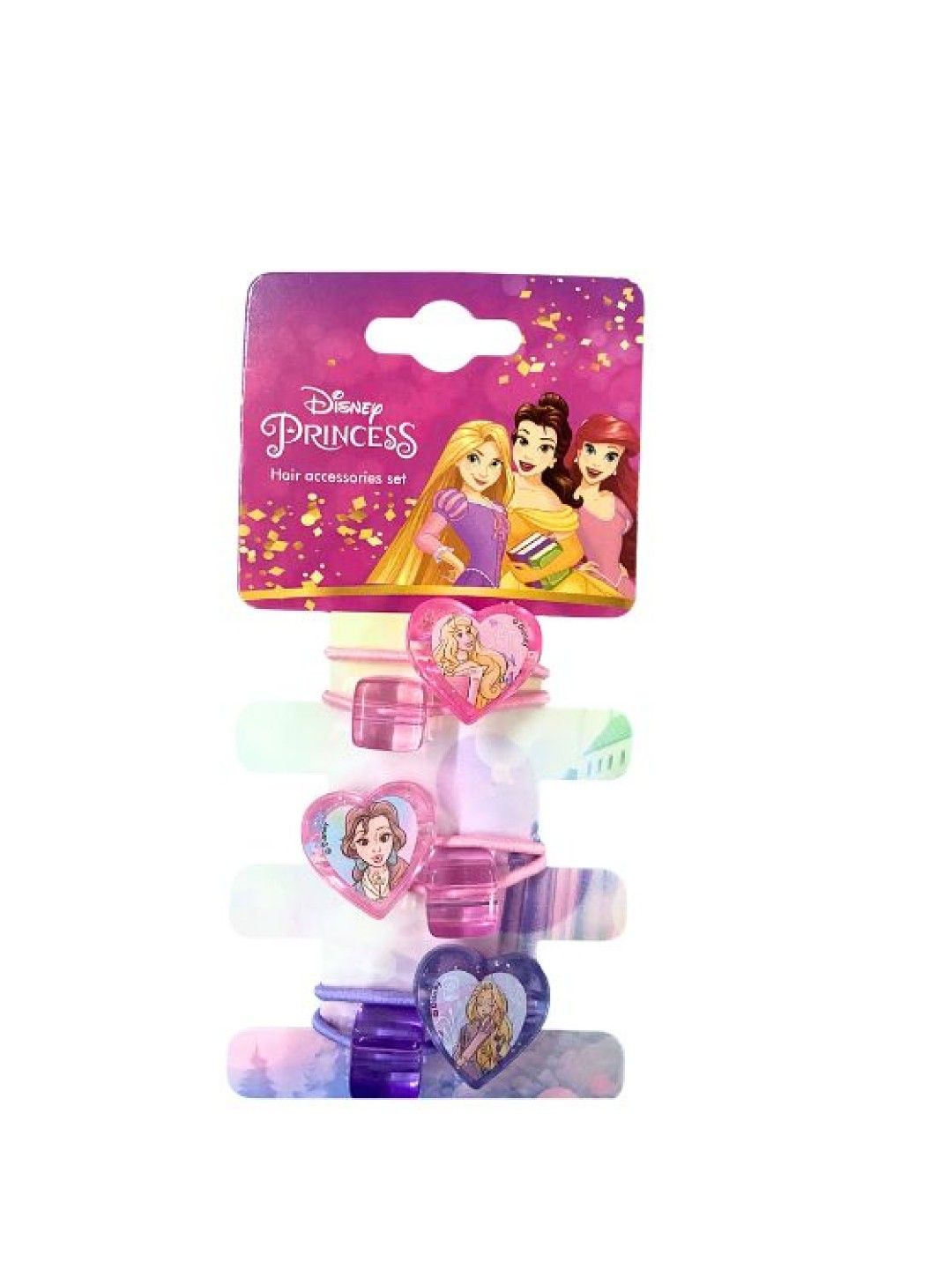 Disney Princess Girls' Pony Tail Hair Tie Accessories Set (Cinderella and Rapunzel) (No Color- Image 2)