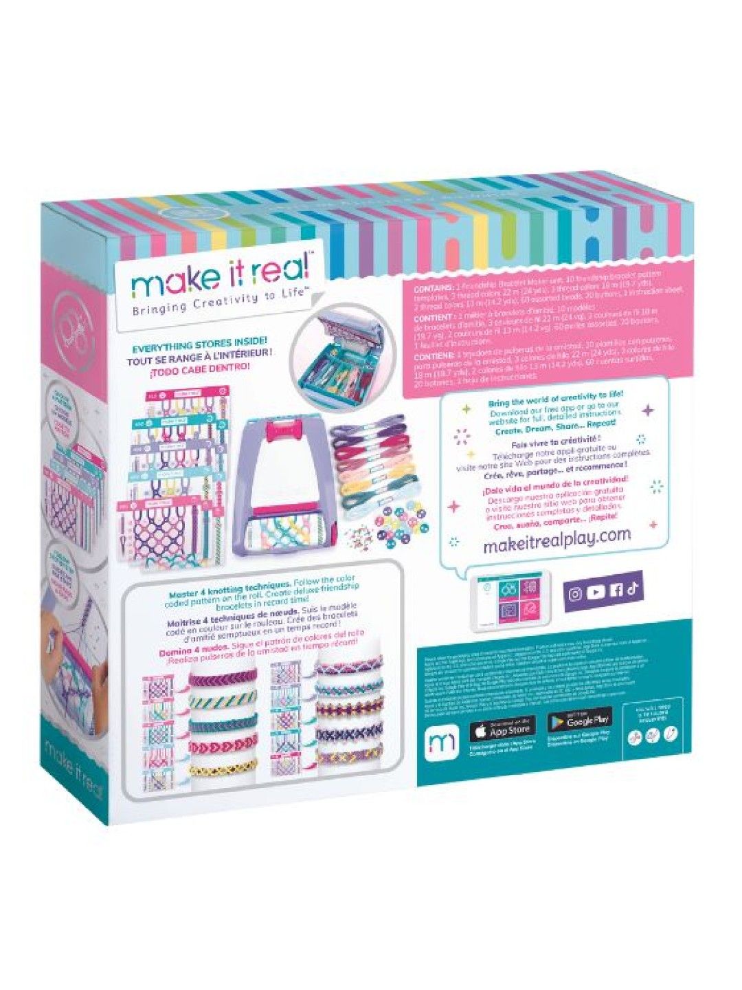 Make It Real Friendship Bracelet Maker (No Color- Image 4)