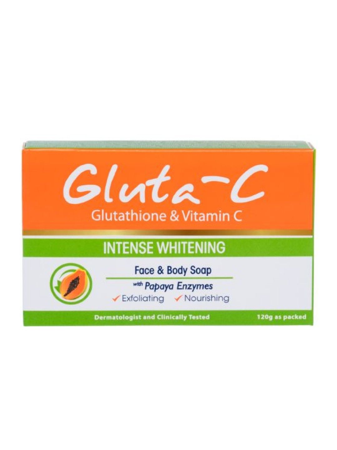 Gluta-C Soap with Papaya Exfoliants (120g) (No Color- Image 2)