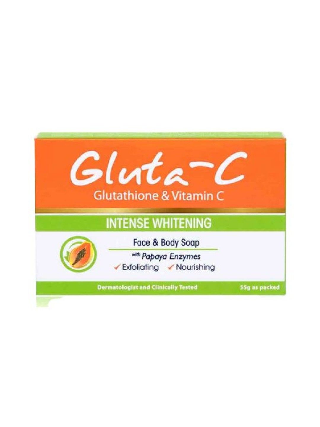 Gluta-C Soap with Papaya Exfoliants (55g) (No Color- Image 2)