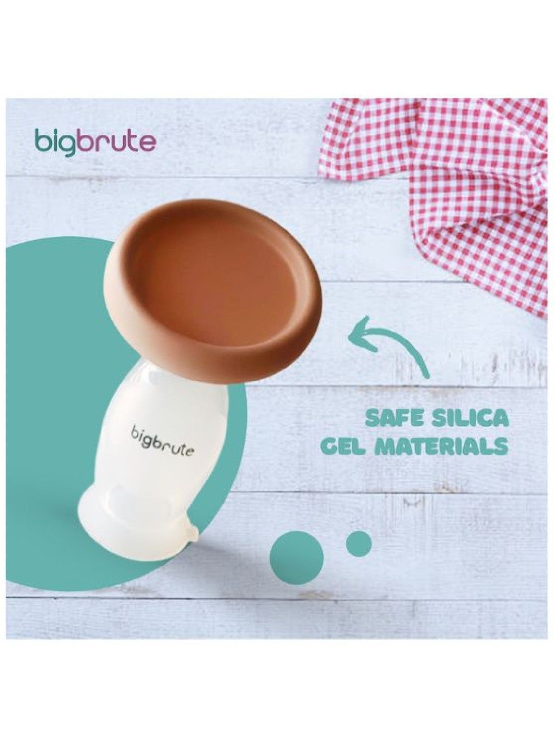 Big Brute Baby Breast Milk Collector (Clear- Image 2)