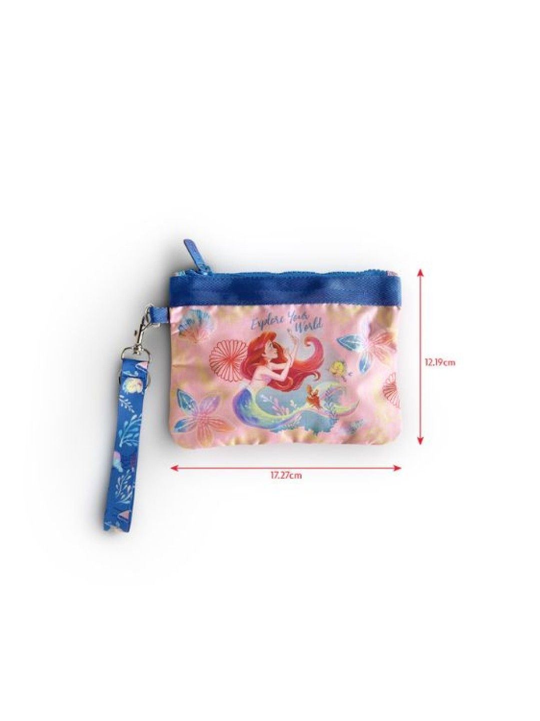 Zippies Lab Disney Little Mermaid Ariel Pearlescent Wristlet with Detachable Strap (3pcs) (No Color- Image 2)