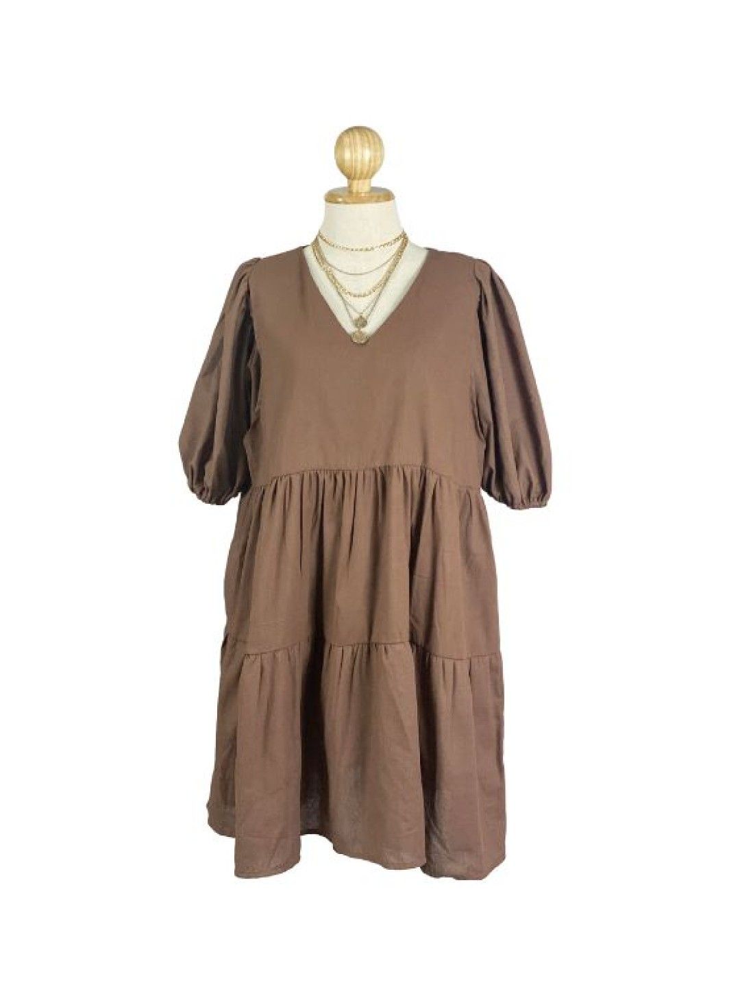 Mama Brand PH Misty Maternity Breastfeeding Dress (Dark Choco- Image 2)