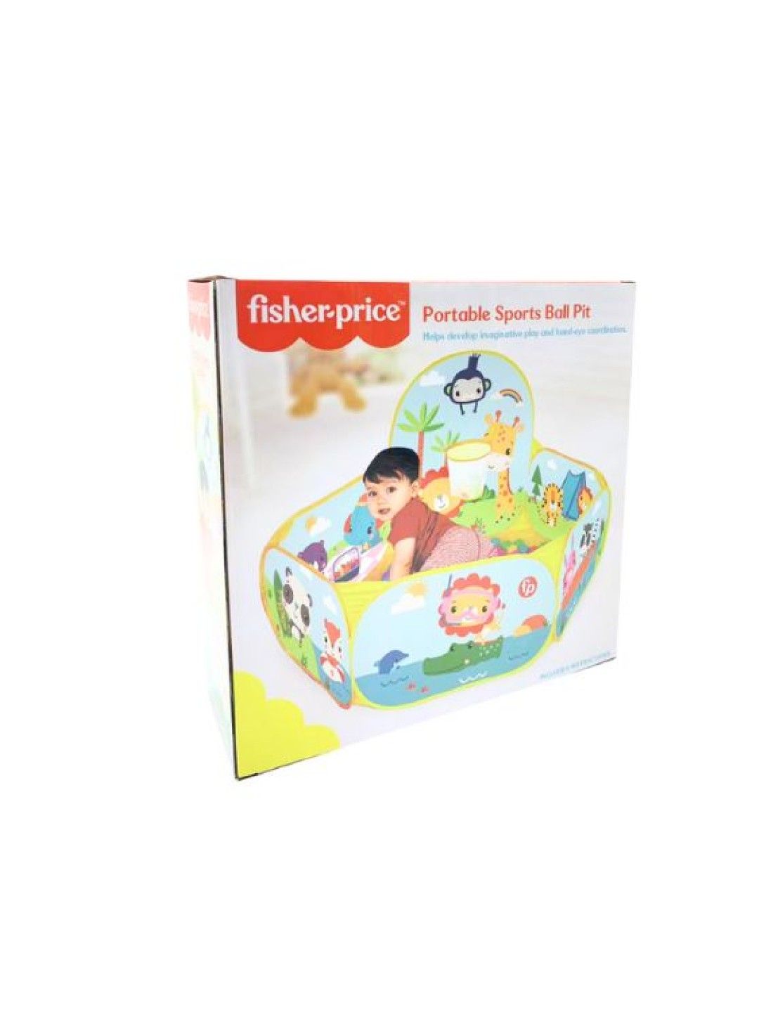Fisher Price Basket Ball Pool Fence With 25 Balls (Multicolor- Image 2)