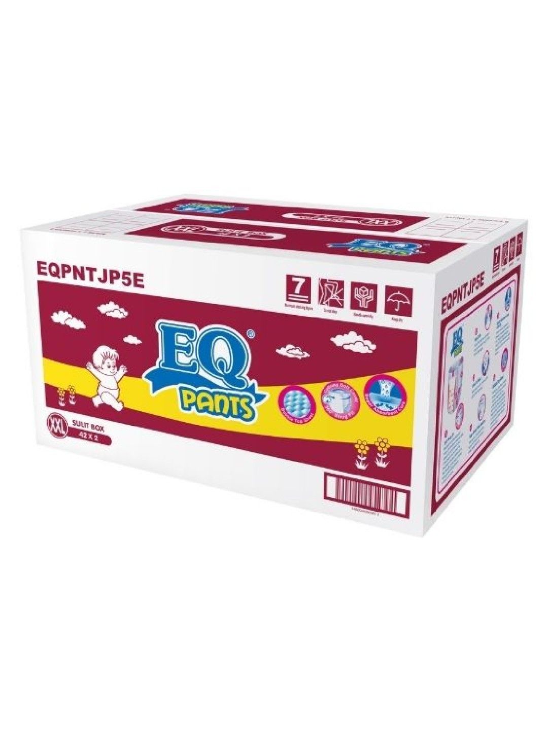 EQ Diapers and Wipes EQ Pants Sulit Box XXL 42 x 2 (84s) (No Color- Image 2)