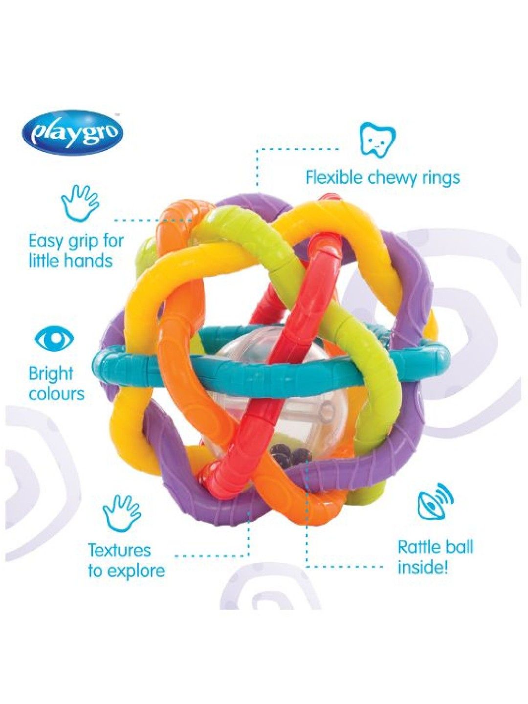 Playgro Bendy Ball (No Color- Image 2)