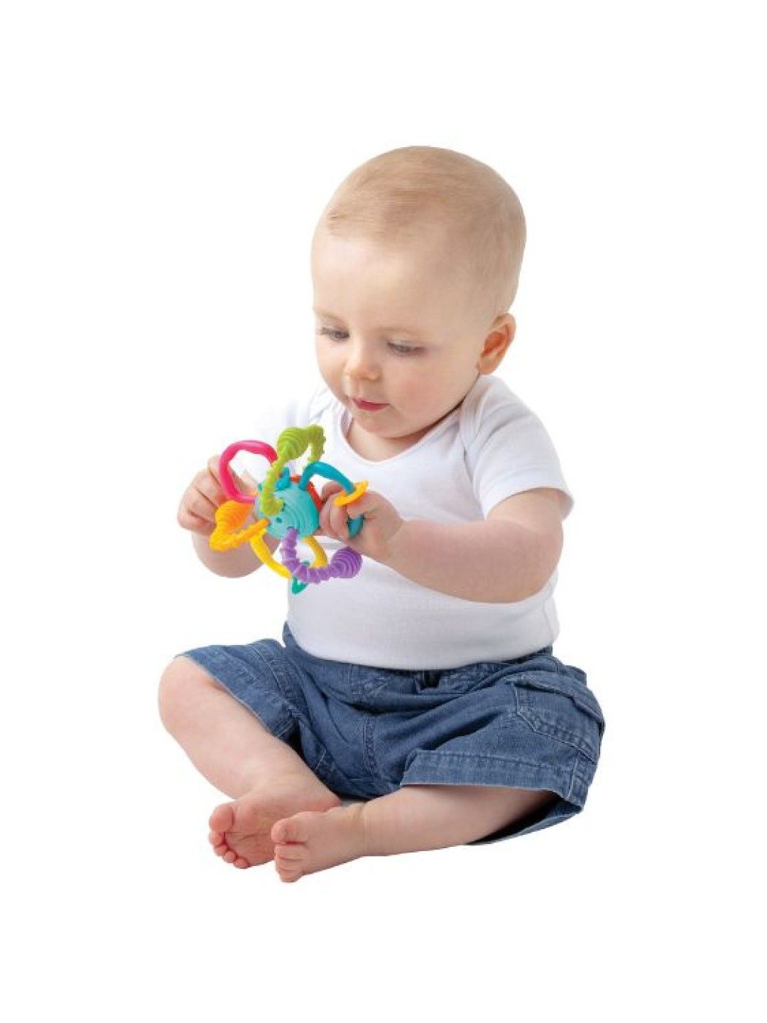 Playgro Junyju Bend & Twist Teething Rattle (No Color- Image 2)