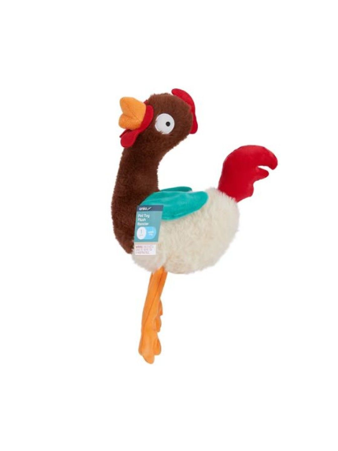 Anko Pet Toy Plush Rooster (Multicolor- Image 2)