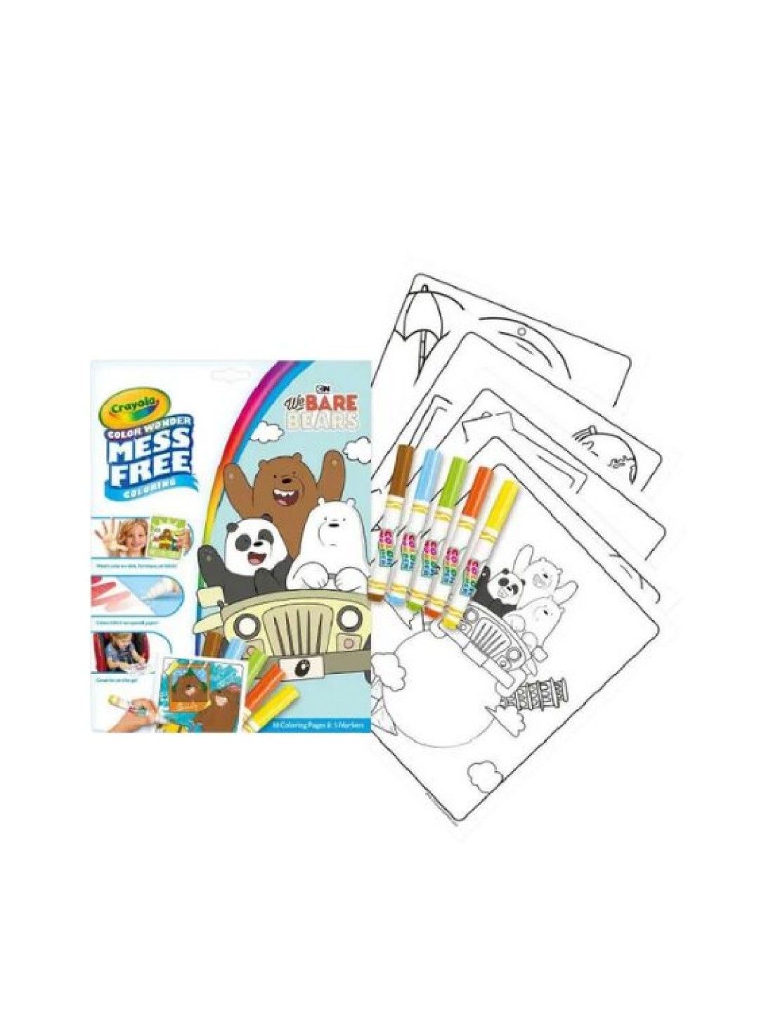 Crayola Color Wonder Foldalope - We Bare Bears (No Color- Image 2)