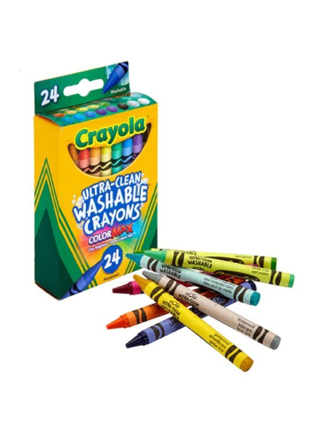 Crayola Washable Crayons (24 Count) and Washable Markers (10 Count) (No Color- Image 2)