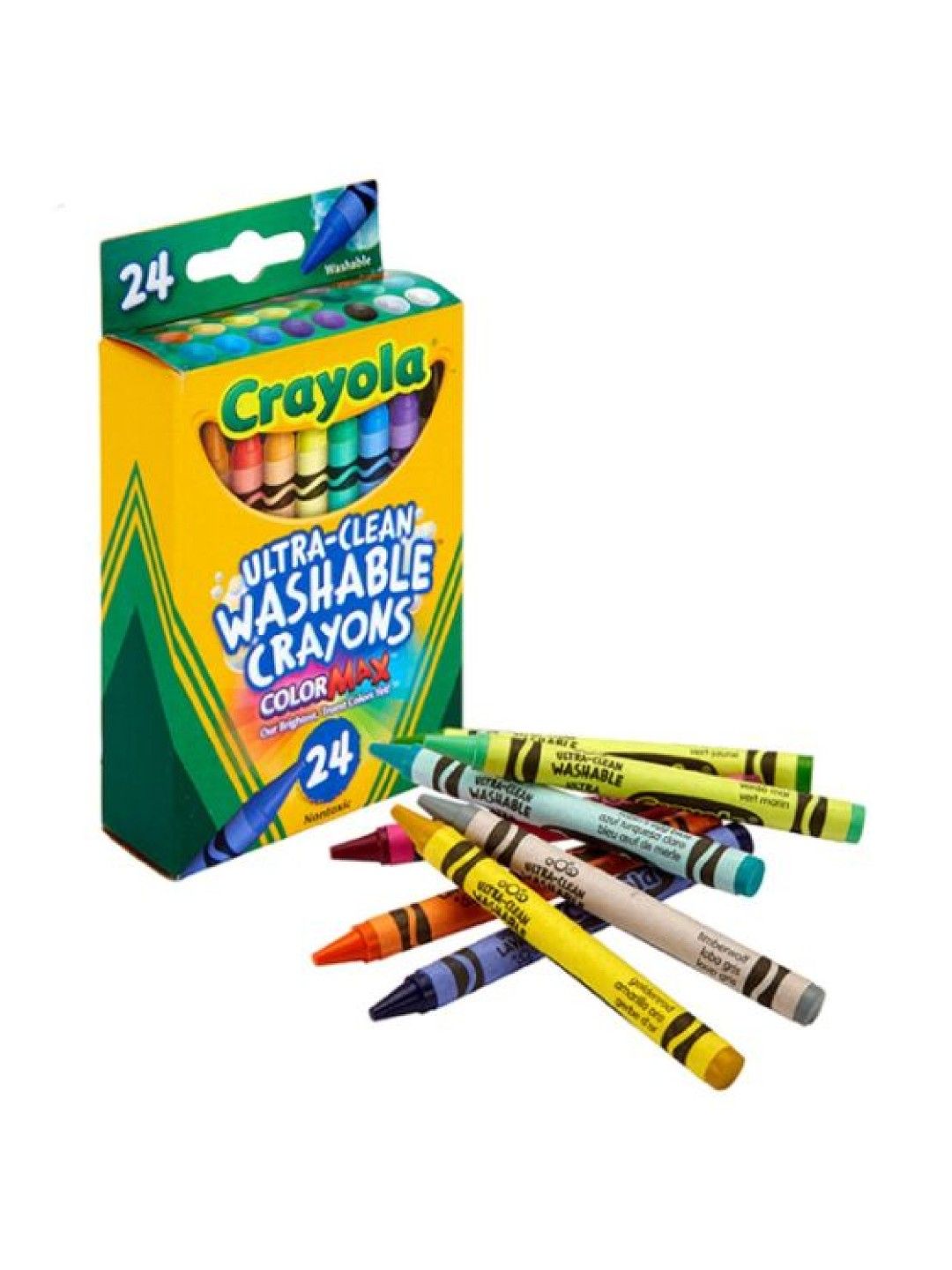 Crayola Washable Crayons (24 Count) and Washable Watercolor (8 Colors) (No Color- Image 2)