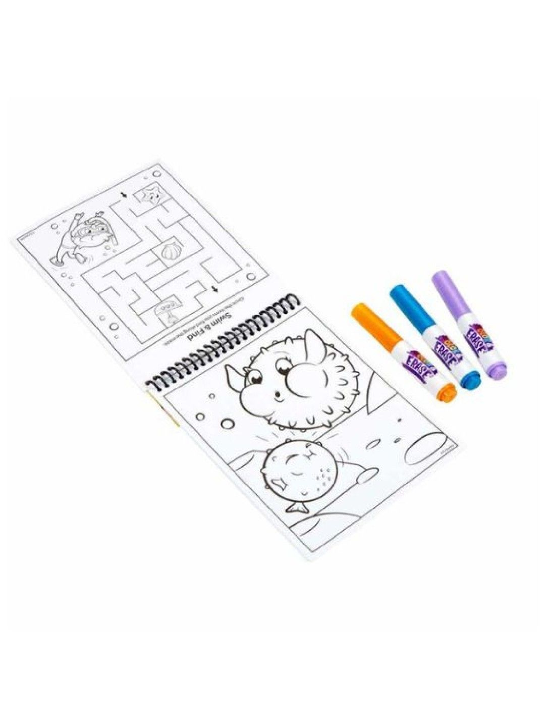 Crayola Crayola Color & Erase Reusable Activity Pad: Under the Sea (No Color- Image 2)