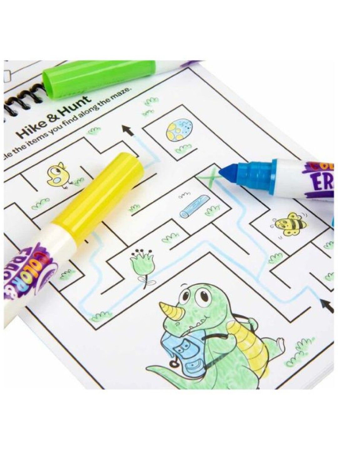 Crayola Color & Erase Reusable Activity Pad: Dinosaurs (No Color- Image 2)