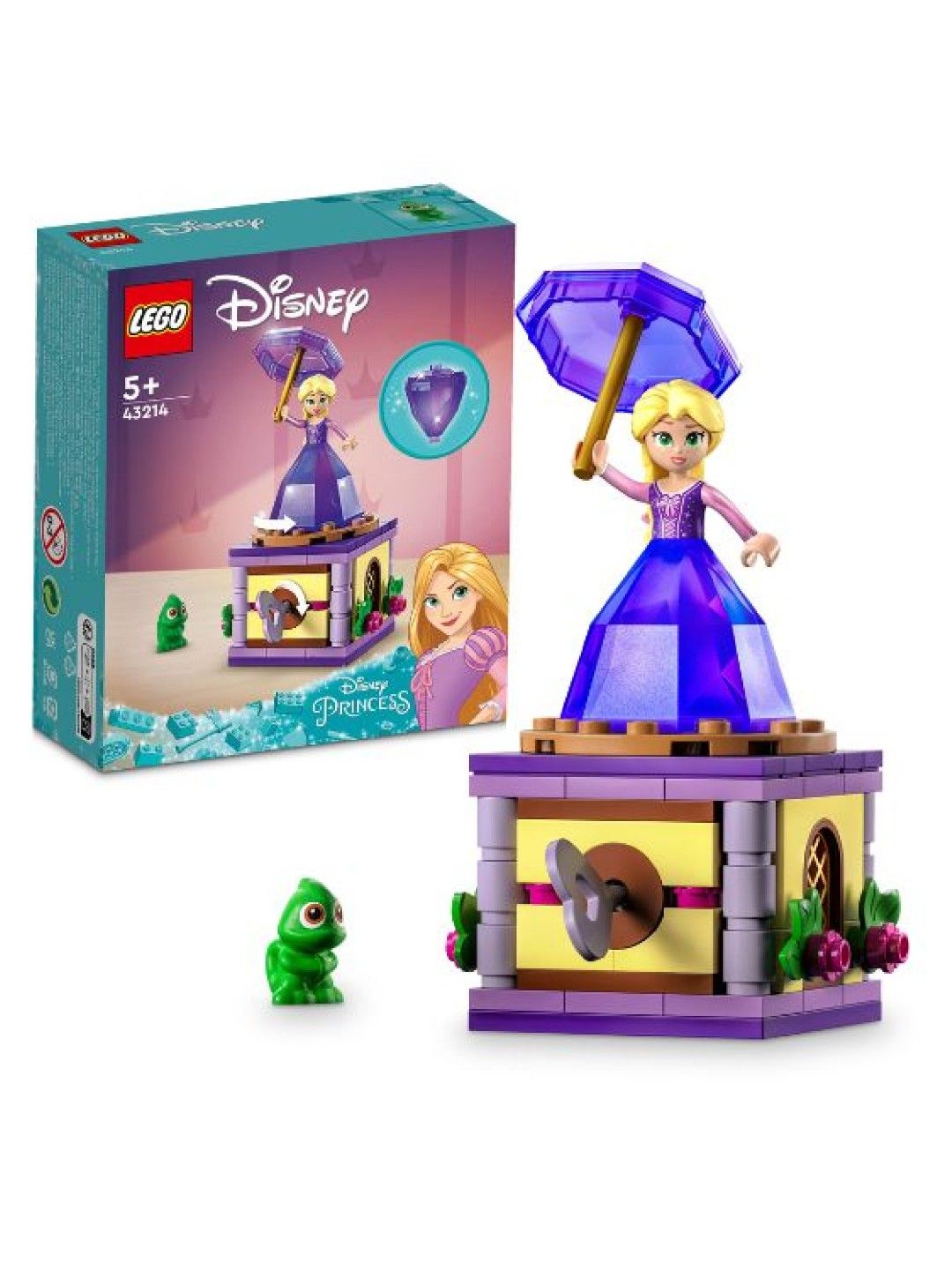 Lego Disney Princess 43214 Twirling Rapunzel Building Blocks (89pcs) (No Color- Image 2)