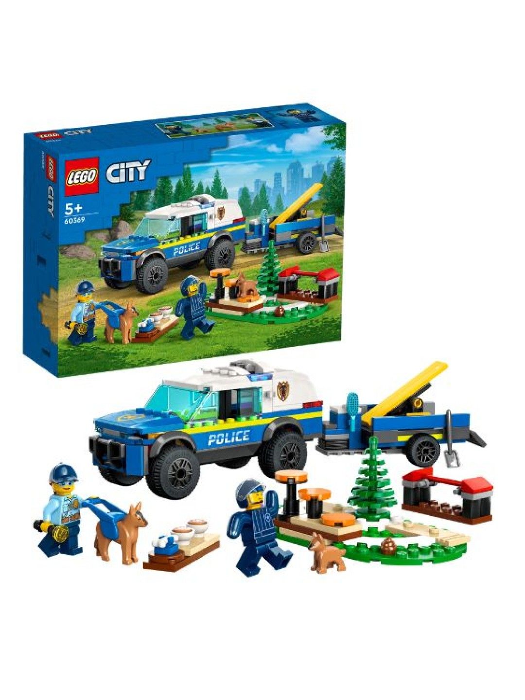 Lego City 60369 Mobile Police Dog Training Building Blocks (197pcs) (No Color- Image 2)