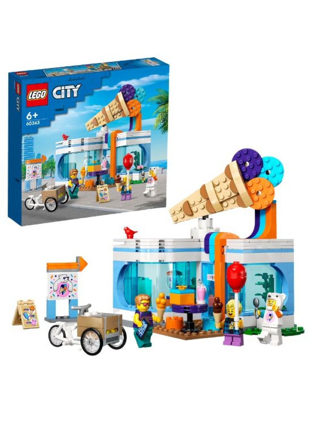 Lego City 60363 Ice-Cream Shop Building Blocks (296pcs) (No Color- Image 2)