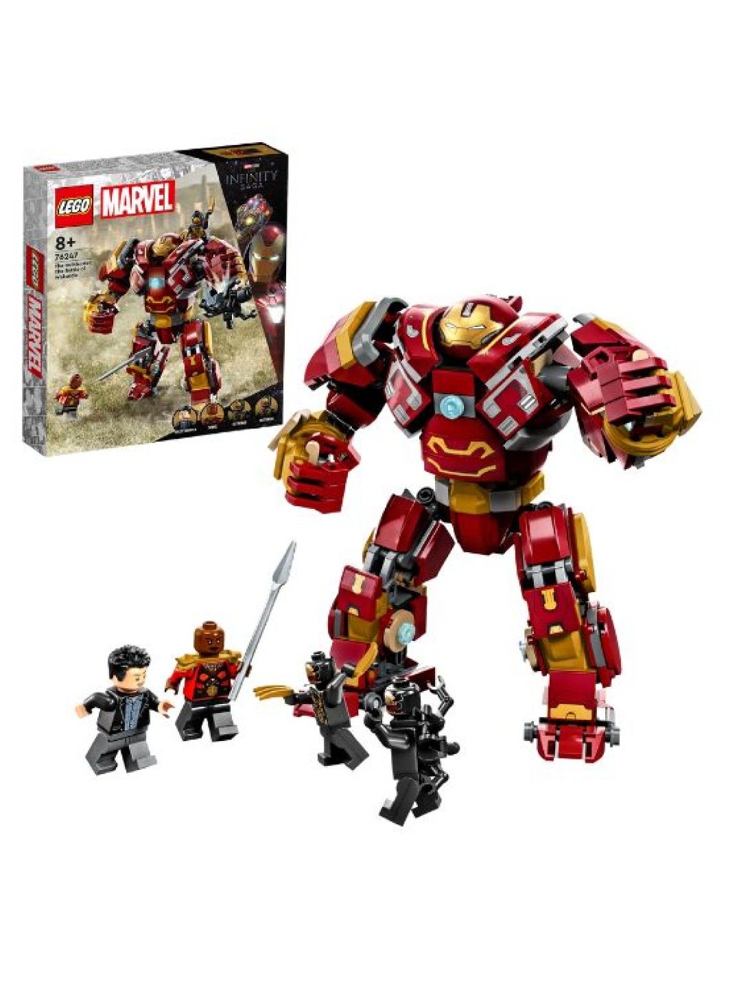 Lego Super Heroes 76247 The Hulkbuster: The Battle of Wakanda Building Blocks(385pcs) (No Color- Image 2)