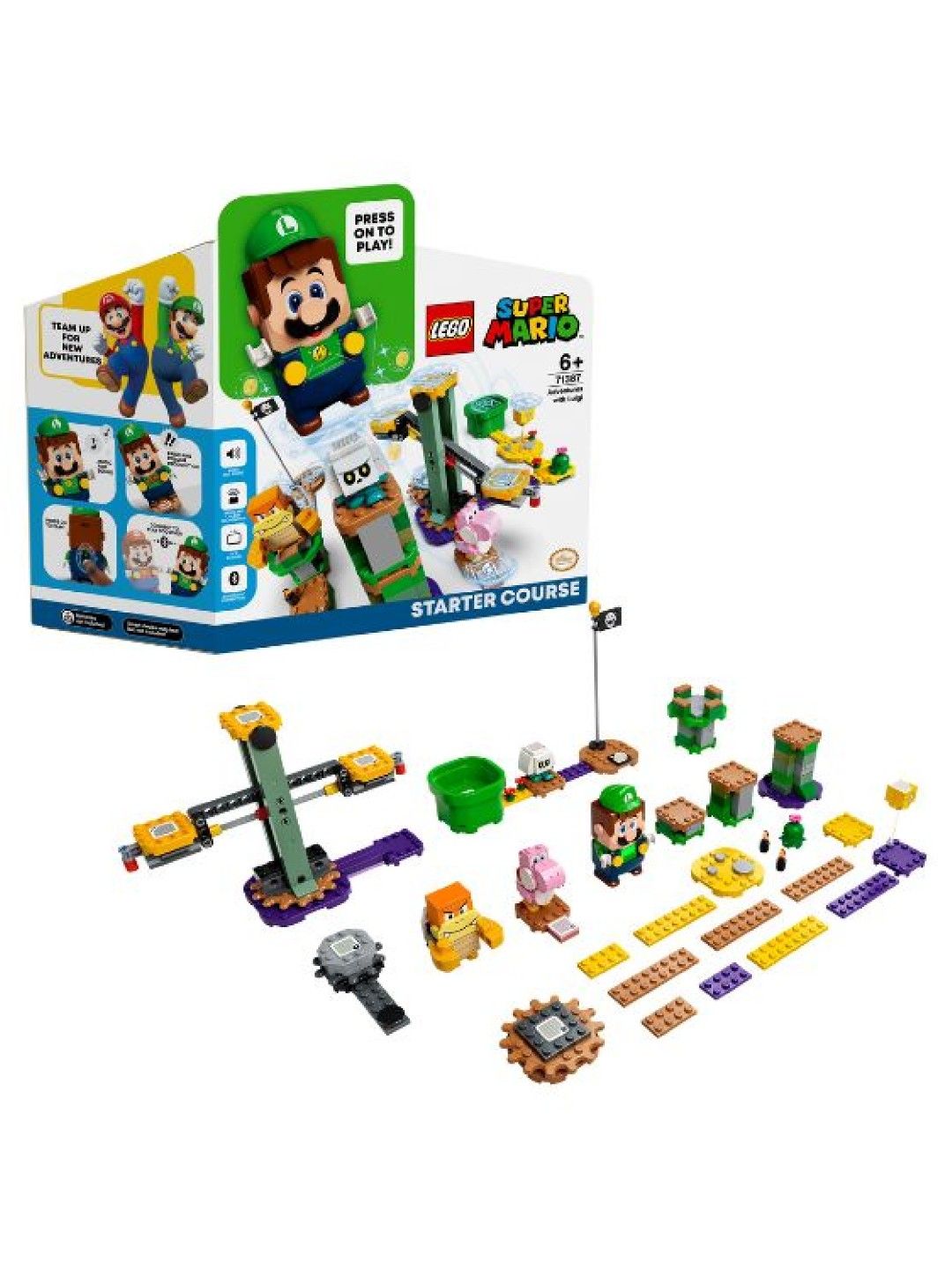 Lego Super Mario 71387 Adventures with Luigi Starter Course Building Blocks (280pcs) (No Color- Image 2)