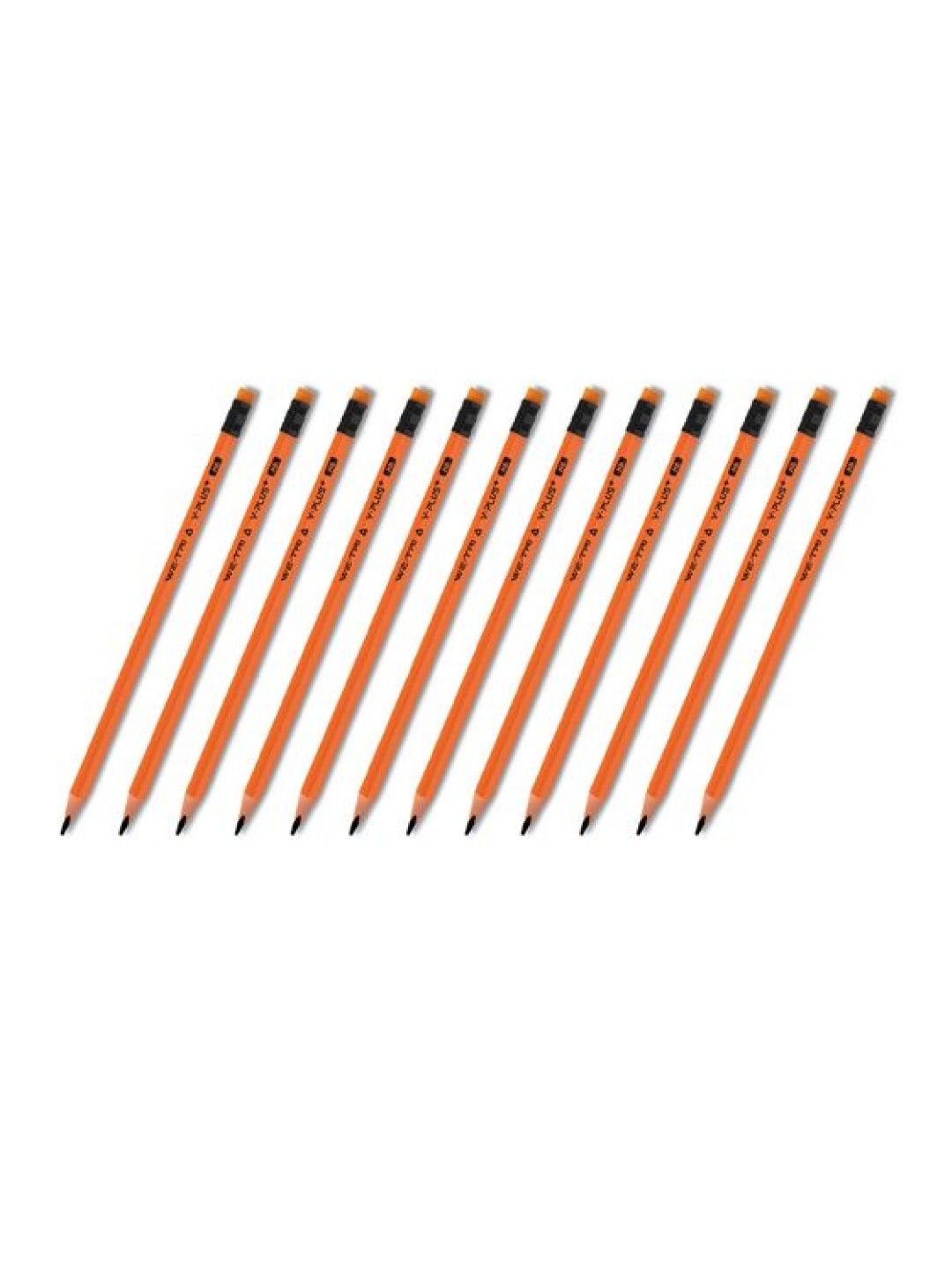 Y-PLUS+ WE-TRI Wood Pencil with Eraser (12pcs) (No Color- Image 2)