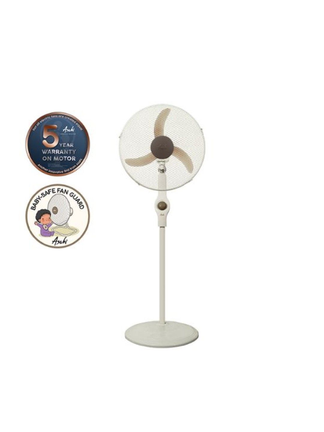 Asahi Baby Safe Stand Fan (No Color- Image 2)