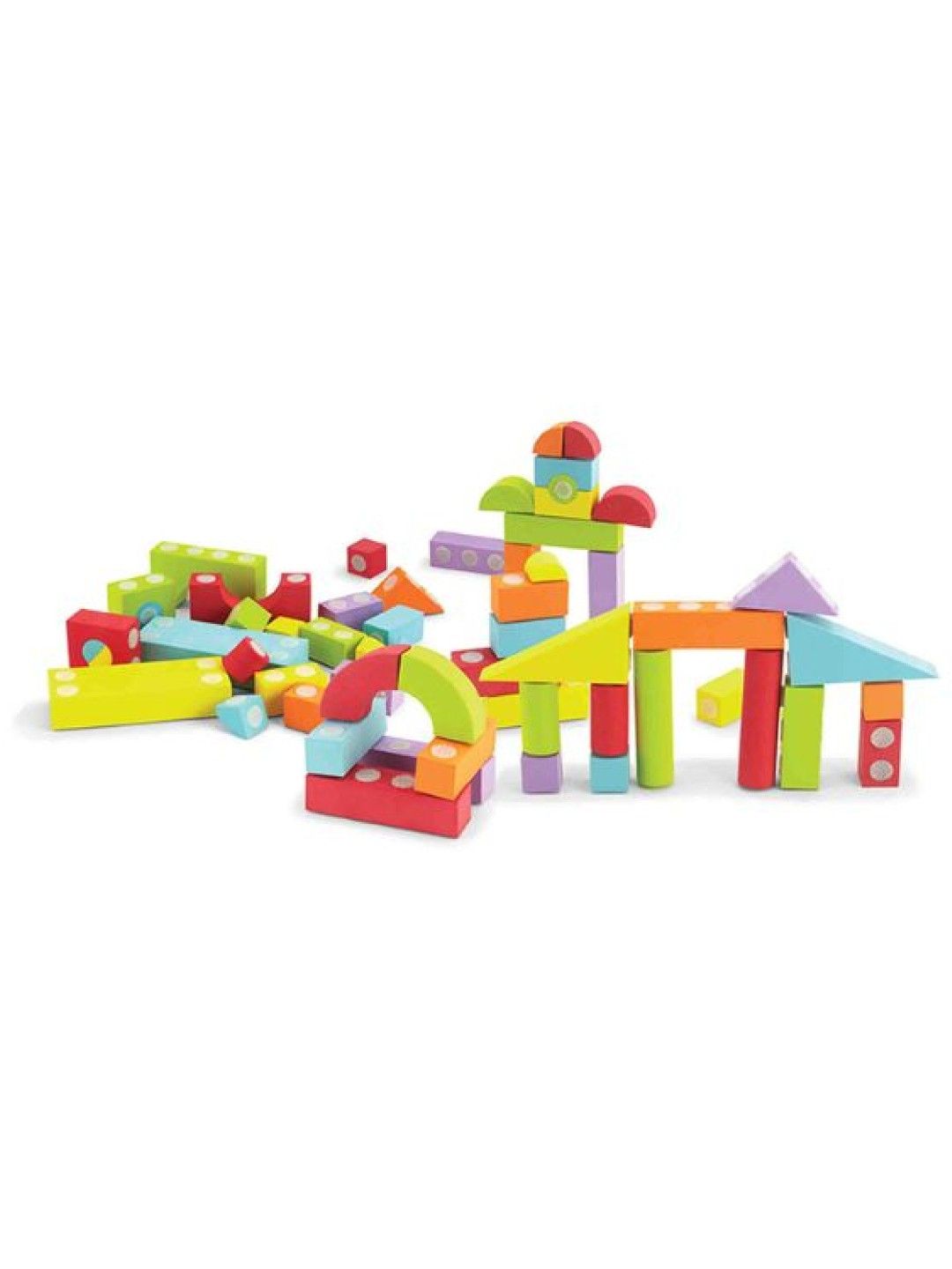 Velcro [Buy 2 Take 1] Construction Set Blocks (60s) (No Color- Image 2)