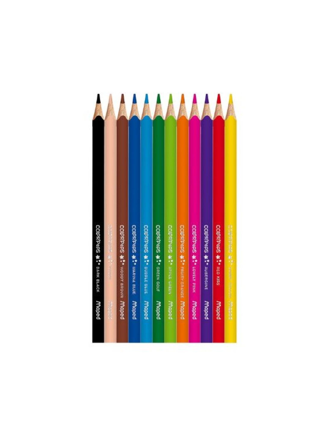 Maped ColorPeps Star Color Pencil with Sharpener (12 Colors) (No Color- Image 2)