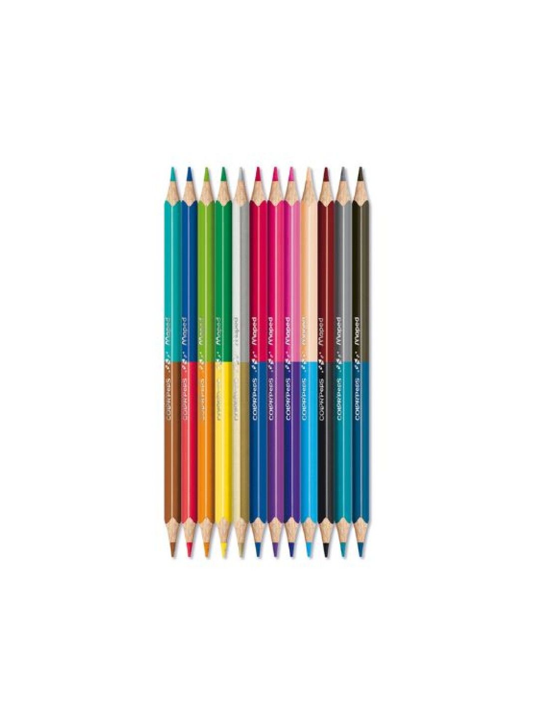 Maped ColorPeps Duo Color Pencil (12pcs) (No Color- Image 2)