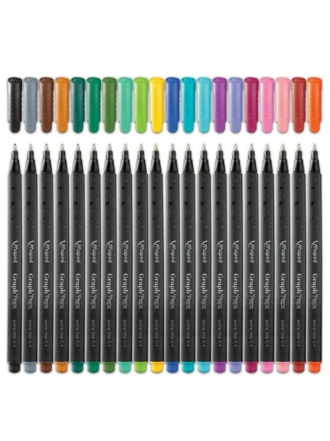 Maped GraphPeps Writing Felt Pens (20 Colors) (No Color- Image 2)