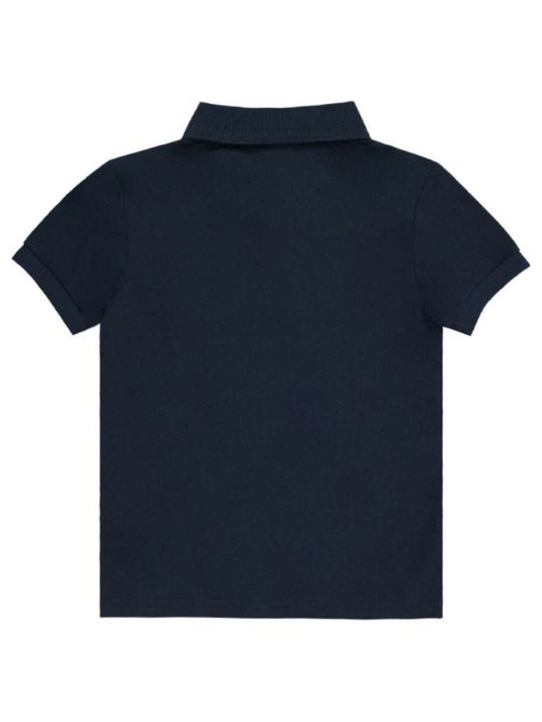 Grizzly Boys Short Sleeve Polo Shirt with Graphic Embroidery (Navy Blue- Image 2)