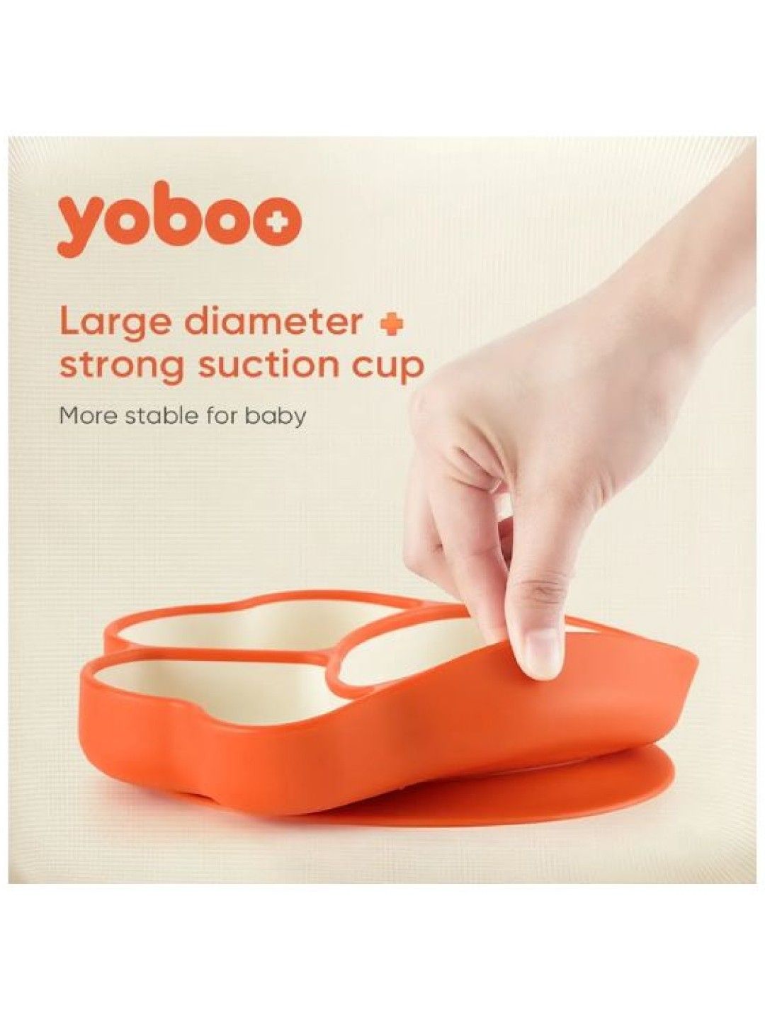 Yoboo Silicone Dinner Plate (No Color- Image 2)
