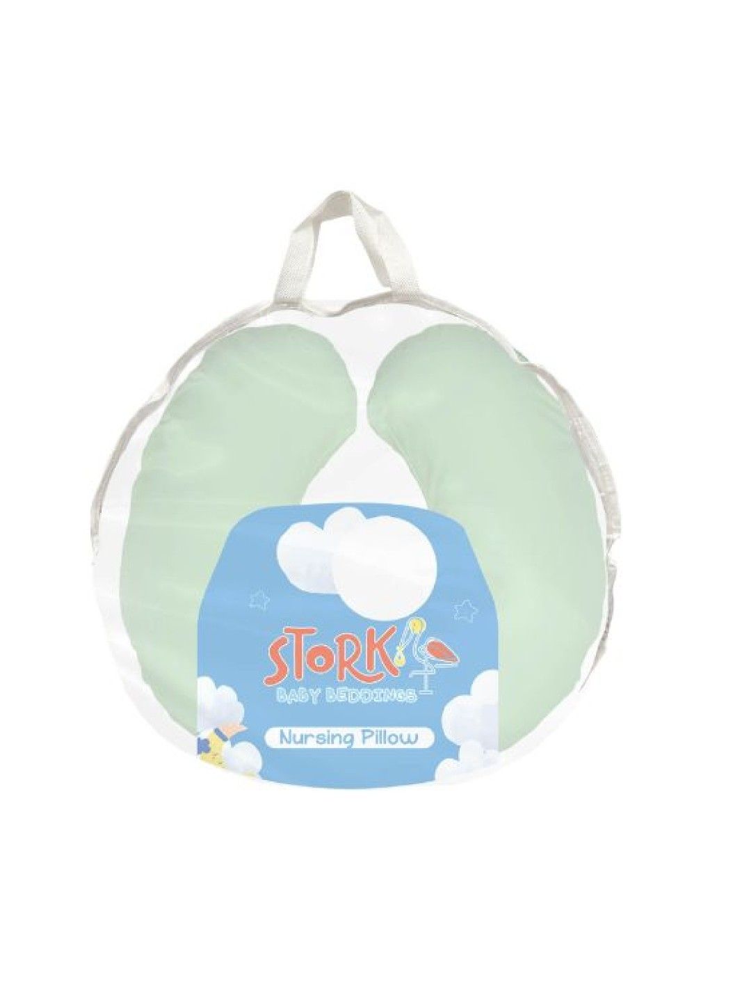 Stork Baby Wear Nursing Pillow (Mint Green- Image 2)