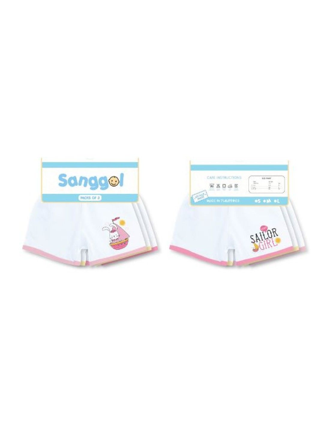 Sanggol Baby Wear Girls Printed Shorts (3pcs) (Cutest Sailor- Image 2)