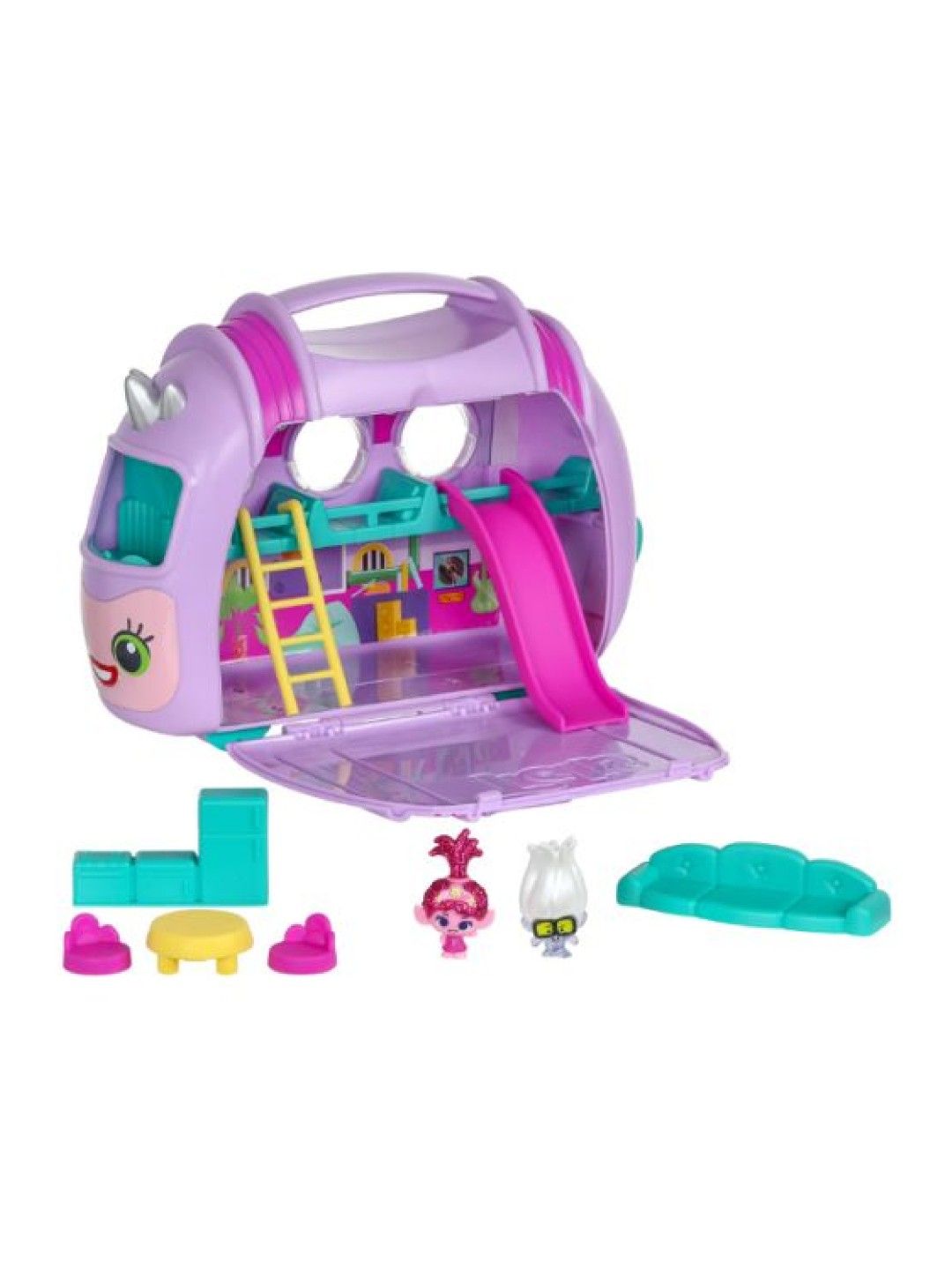 Moose Toys Trolls Rhonda Vehicle Case Playset (No Color- Image 2)