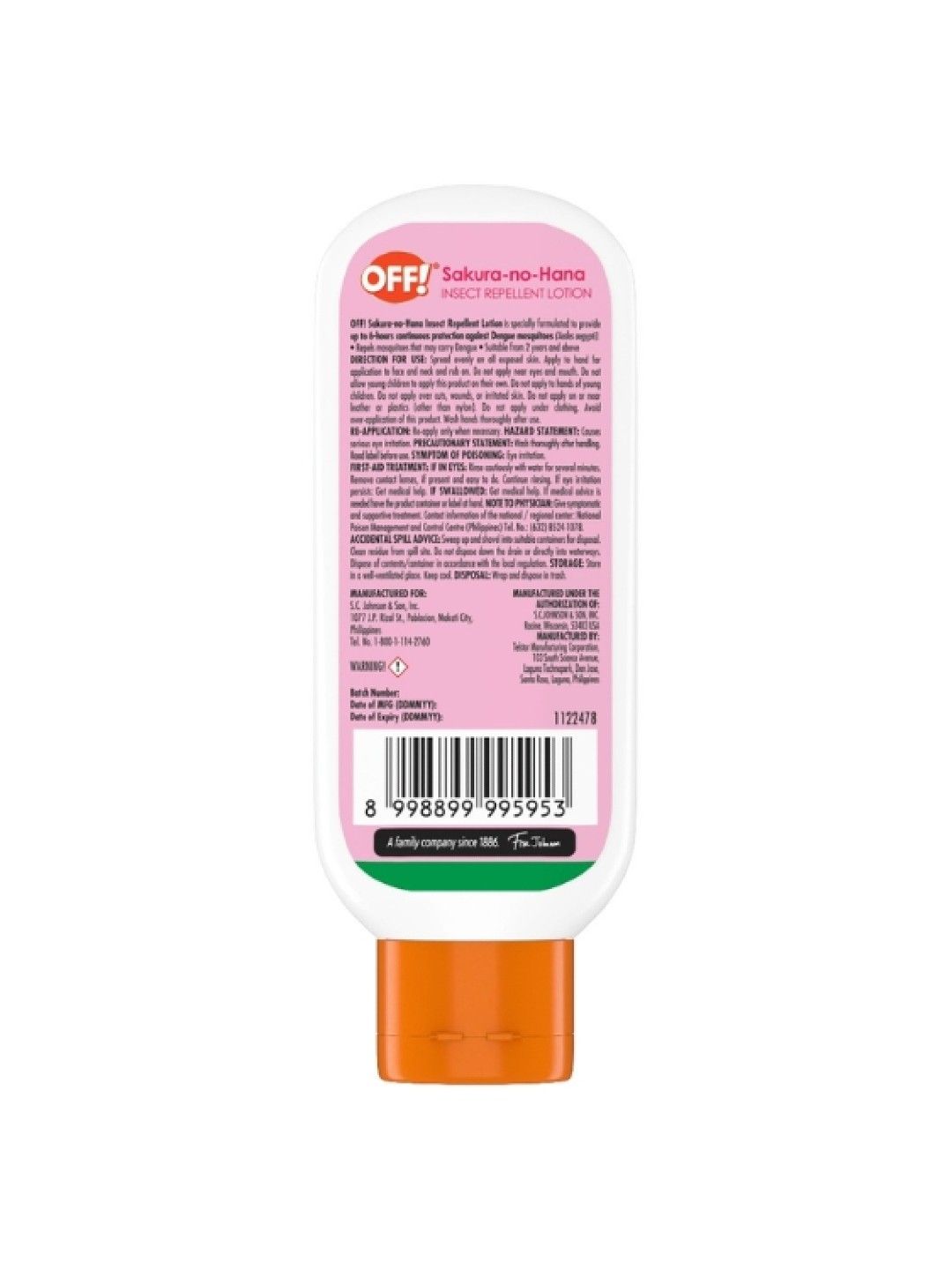 OFF! Mosquito Repellent Sakura Lotion (50ml) (No Color- Image 2)