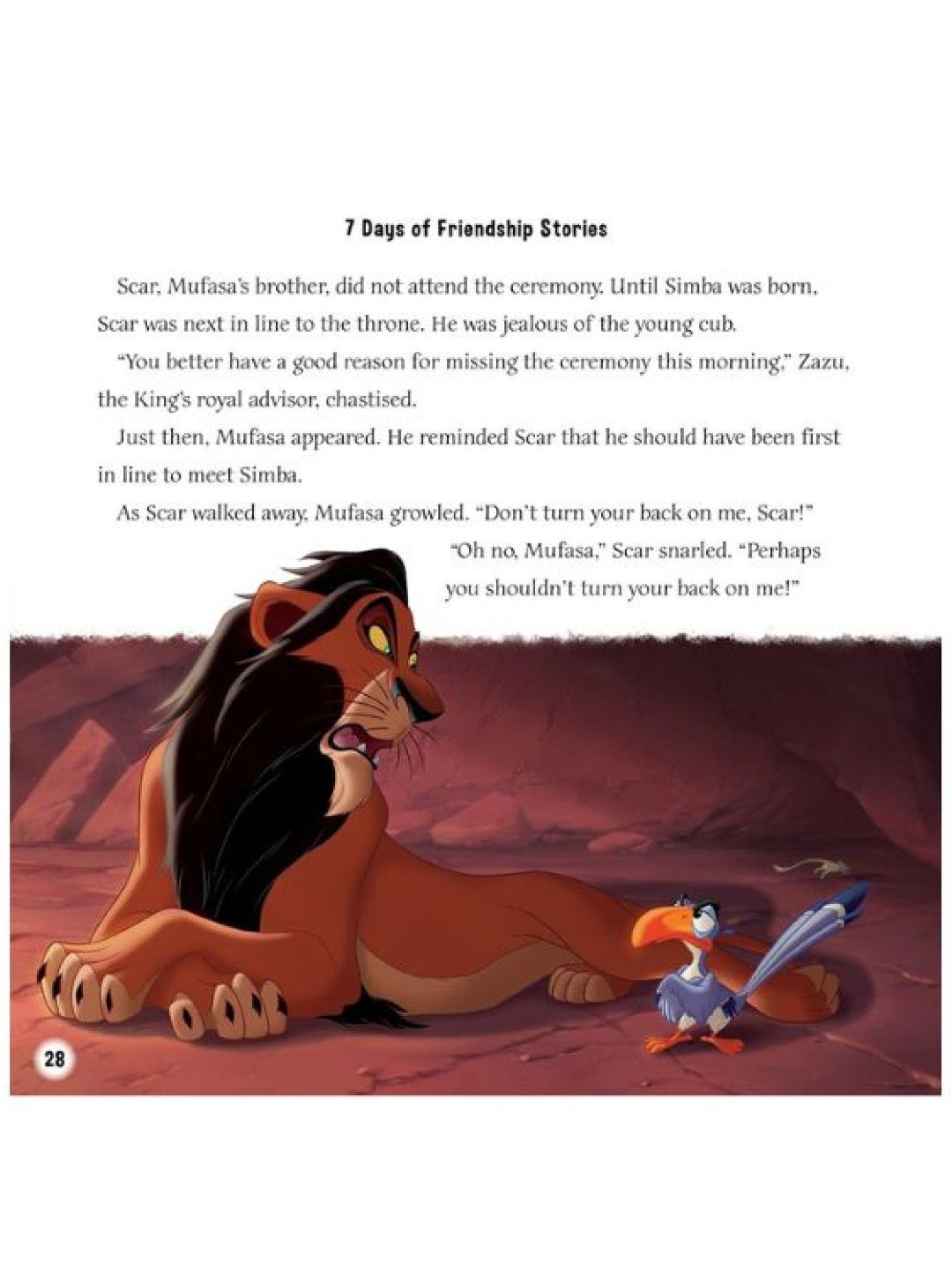 Learning is Fun Disney 7 Days of Friendship Stories (No Color- Image 2)