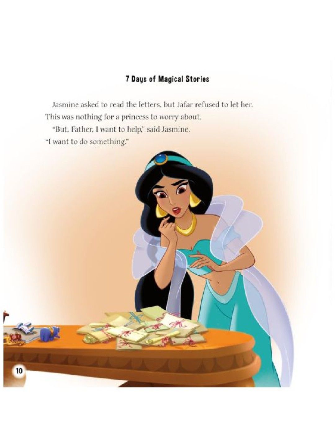Learning is Fun Disney 7 Days of Magical Stories - Princess (No Color- Image 2)
