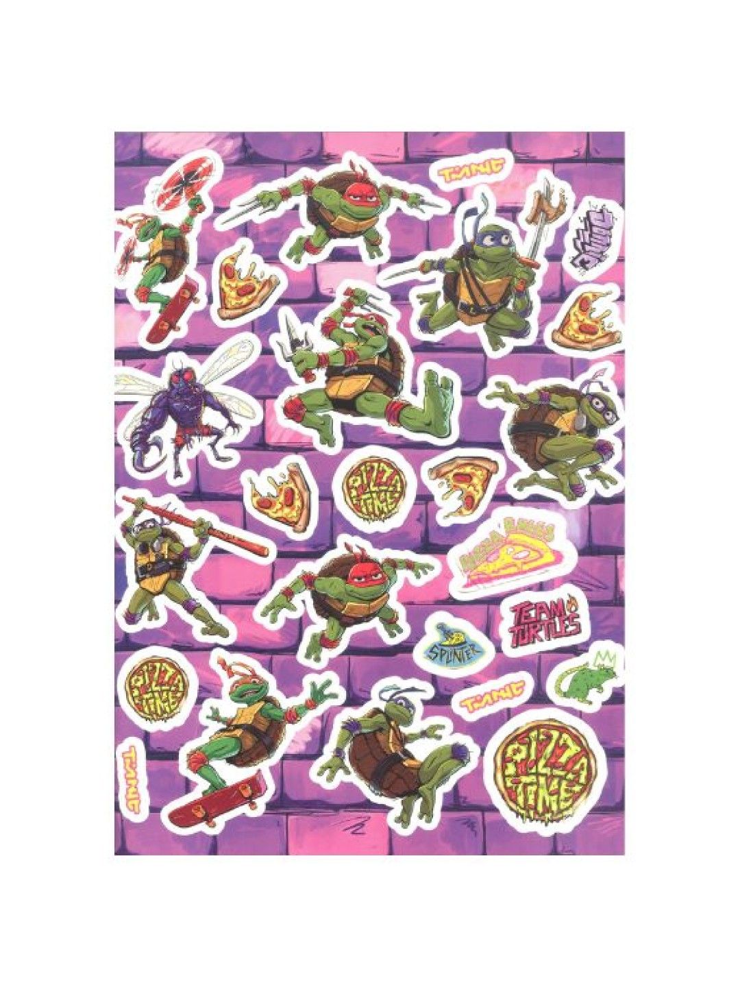 Learning is Fun Nickelodeon TMNT Mutant Mayhem - Sticker Book (No Color- Image 2)