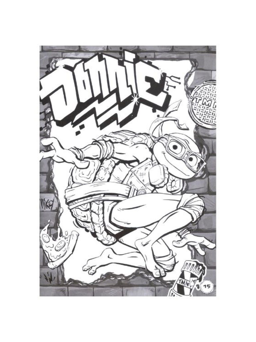 Learning is Fun Nickelodeon TMNT Mutant Mayhem - Colouring and Activity Book (No Color- Image 2)
