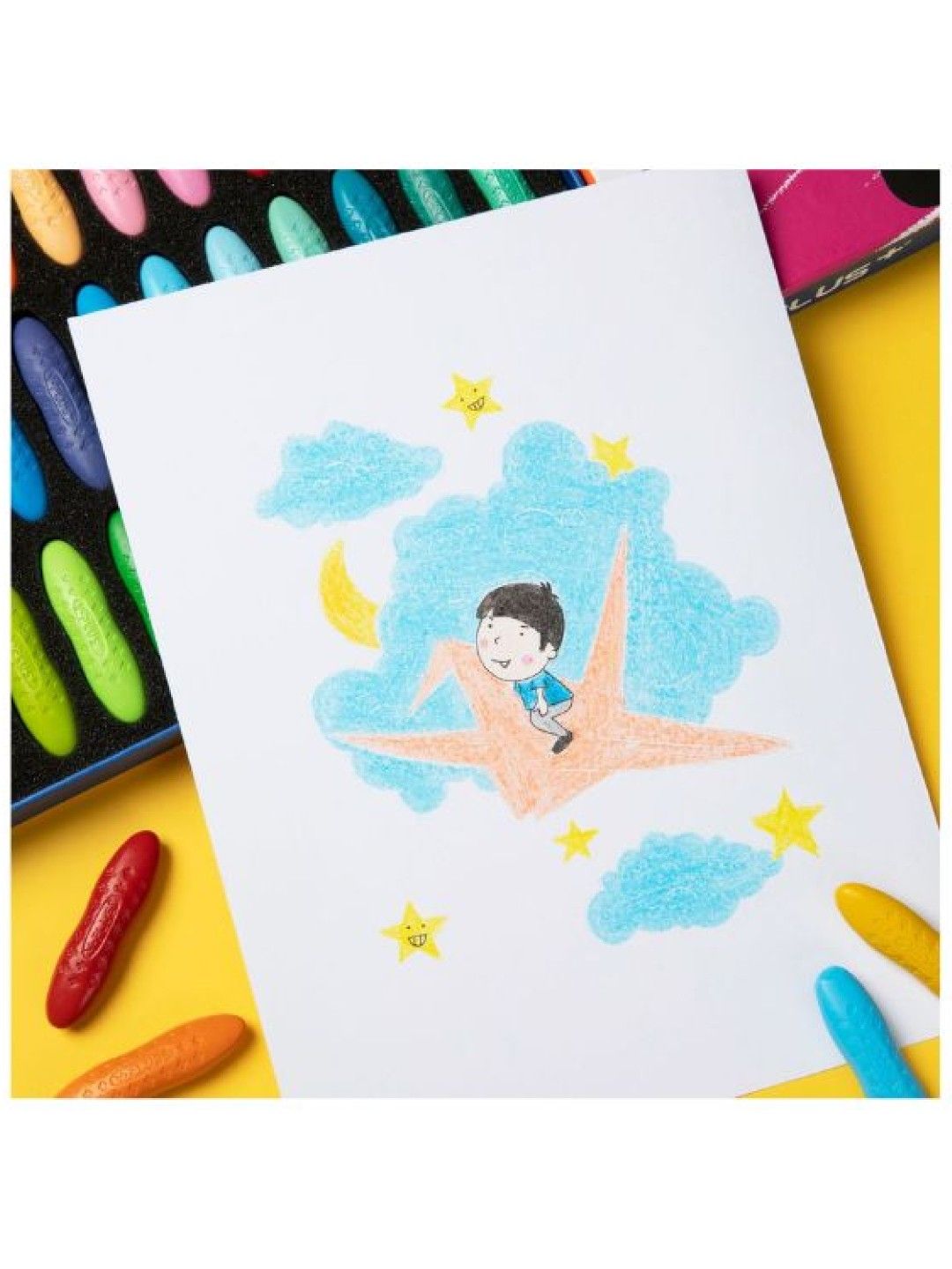 Y-PLUS+ Peanut Clean Hand Crayons (36 colors) (No Color- Image 2)