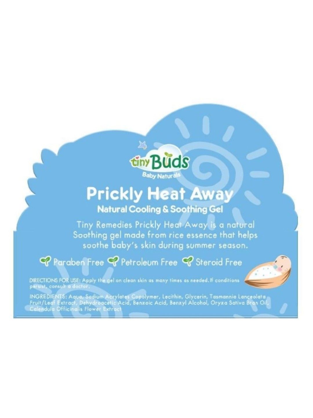 Tiny Buds Tiny Remedies Prickly Heat Away Natural Soothing Gel (20g) (No Color- Image 2)