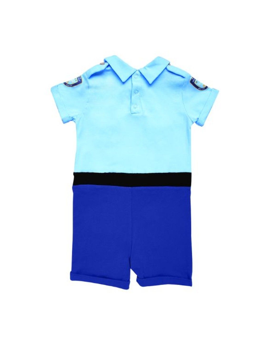 Little Crew Policeman Romper with Hat (No Color- Image 2)